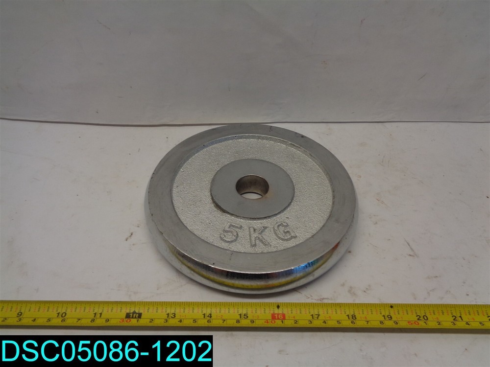 5KG Weight Plate Standard 1&Prime; Barbell Dumbbells Bar Gym