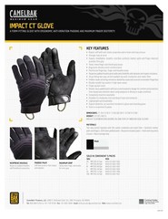 CAMELBAK Black Impact CT Tactical Rugged Combat Gloves MPCT05 – Superb Dexterity