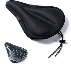 Bike Seat Cushion-Gel Padded Bike Seat Cover for Men & Women Adjustable Bicycle