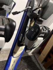 K2 FOUR R Mountain Skis 160cm w/ MARKER M 900 Bindings Blue