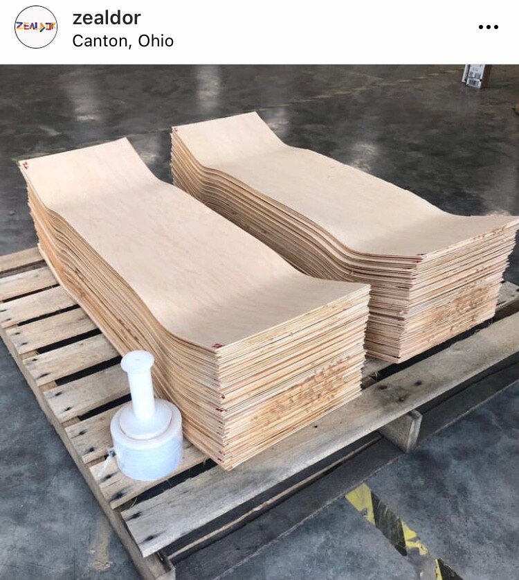 DIY Uncut Skateboard Deck