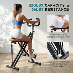 Squat Machin 330lb Capacity Heavy Duty Full Body Exercise Rower Exercise Machine