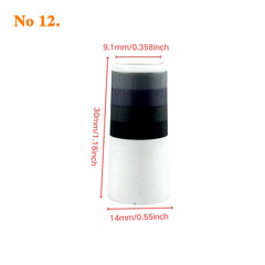 10Pcs 17 Color Choice Golf Ferrules .355 for Iron Wedge Club Shaft (9.1*30*14mm)