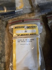 (1) weaver scope mount bases #47-89 (sold individually)