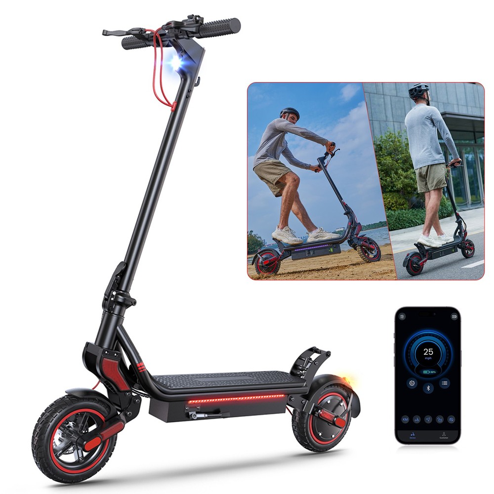 Adults Electric Scooter 750W Off-Road E-Scooter Foldable 25MPH Fast Speed w/ APP
