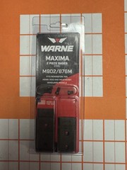 Warne Two Piece Bases Remington 700 And Others Matte Black M902/876M