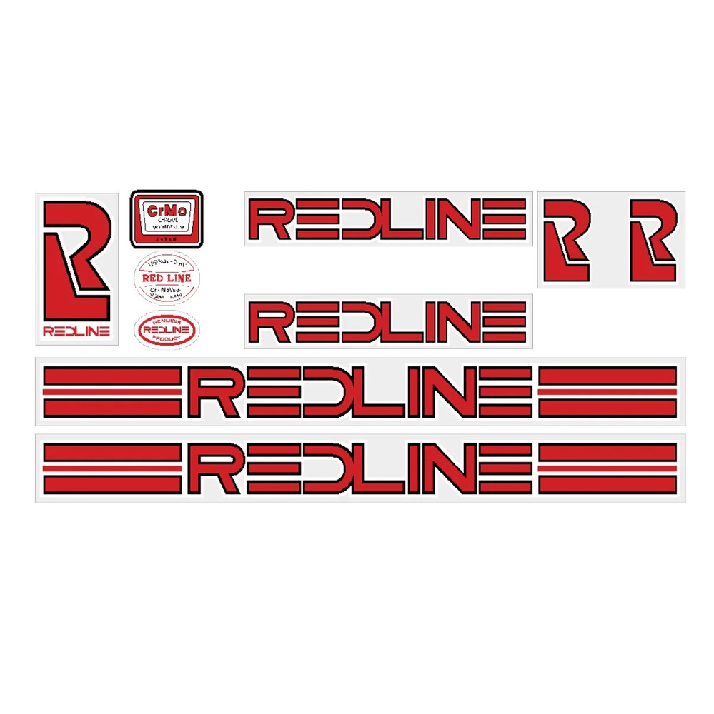 1982 Redline – late font Generic decal set