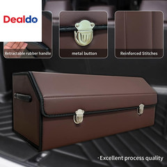 Trunk Organizer for Car with Lid,Foldable Trunk Organizer for Suvs & Sedans,Mult