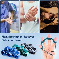 FitBeast Grip Strength Trainer, Finger Exerciser, Forearm Strengthener 9-Piece
