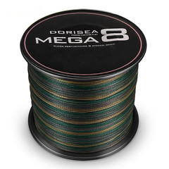 Dorisea 4/8 Strands 100M-2000M Camouflage Color PE Extreme Braided Fishing Line