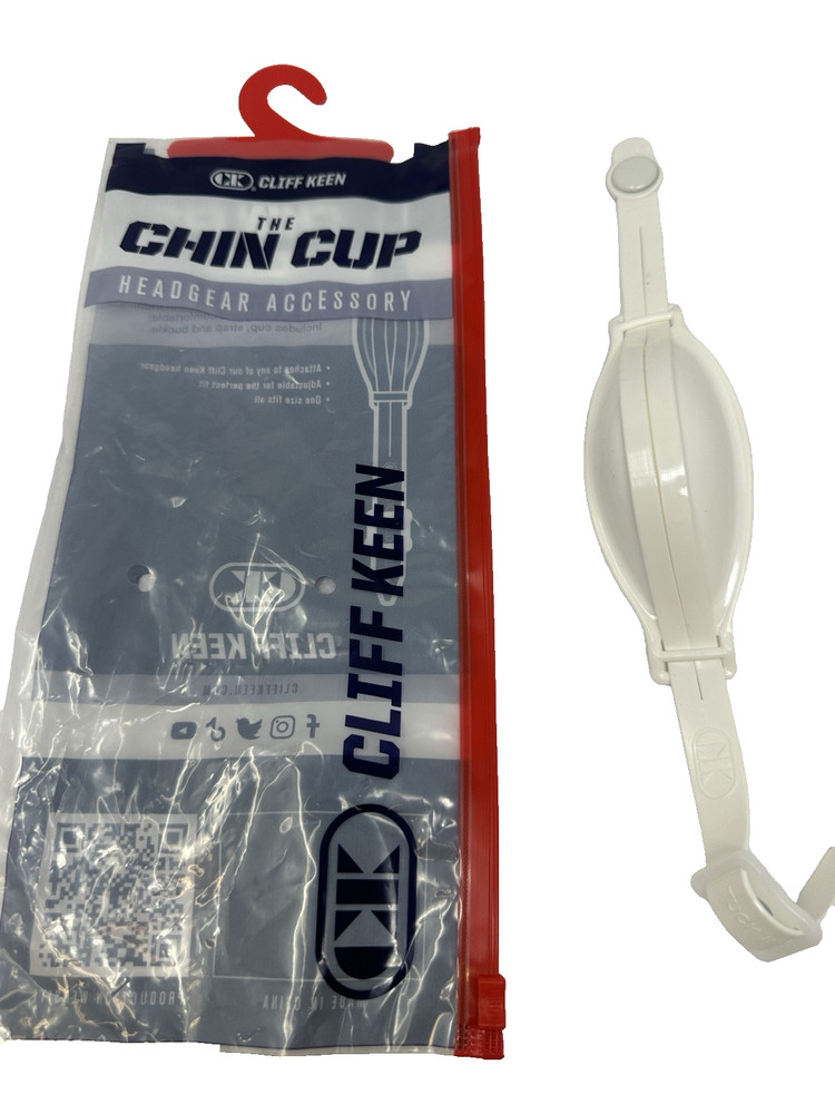 NEW Cliff Keen Wrestling Chin Cup Assembly – White Fast Free Shipping!