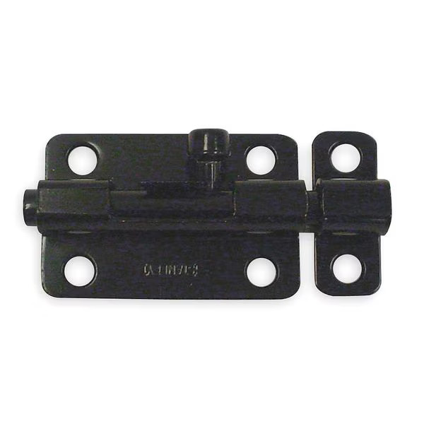 Manufacturer Varies Slide Barrel Bolt,Black,3 In 1VZZ6 Pack of 2 Manufacturer