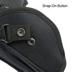US Tactical Belt Pistol Gun Holster with Mag Pouch Right Hand Fit Medium Handgun