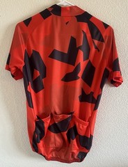 Lot of 5 Mens Cycling Jerseys ALL LARGE Unbranded Full Zip