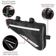 WEST BIKING Bike Bicycle Frame Bag Waterproof Reflective Cycling Triangle Bag