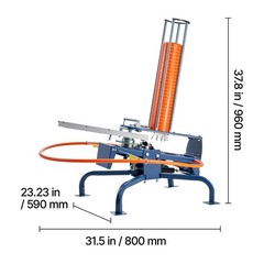 Uimoso Automatic Clay Target Launcher, 50 Clays, 55-Yard Range