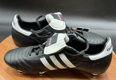 Adidas World Cup Football Shoes 011040 Black White Made In Germany SIze 11