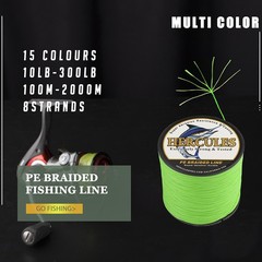HERCULES Army Green PE Braided Fishing Line 8 Strands 10-300lbs 100-1000M