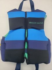 Body Glove PFD Life vest Youth Child Boy&rsquo;s 33-55 pounds, Blue Black Green NEW