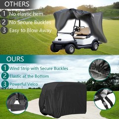 Weatherproof Golf Cart Cover for 6 Seater