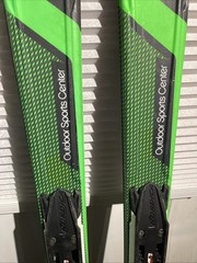 NORDICA AVENGER 75 SKIS 160 CM WITH NORDICA ADU BINDING Plates Green READ