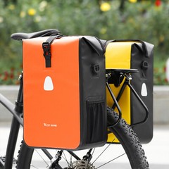 WEST BIKING Waterproof MTB Bike Pannier Bag Bicycle Rear Rack Pack Carrier Bag