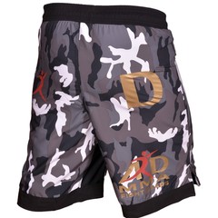 ARD CHAMPS™ Camo Pro MMA Fight Shorts Grey Camouflage UFC Cage Fight Grappling