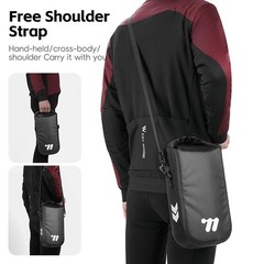 WEST BIKING Bicycle Front Fork Bag Waterproof Reflective Gravel Bike Bag 5.5L