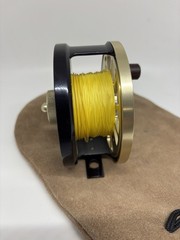 Bill Ballan Salmon Reel Right Hand Wind Brass Finish 3.5”