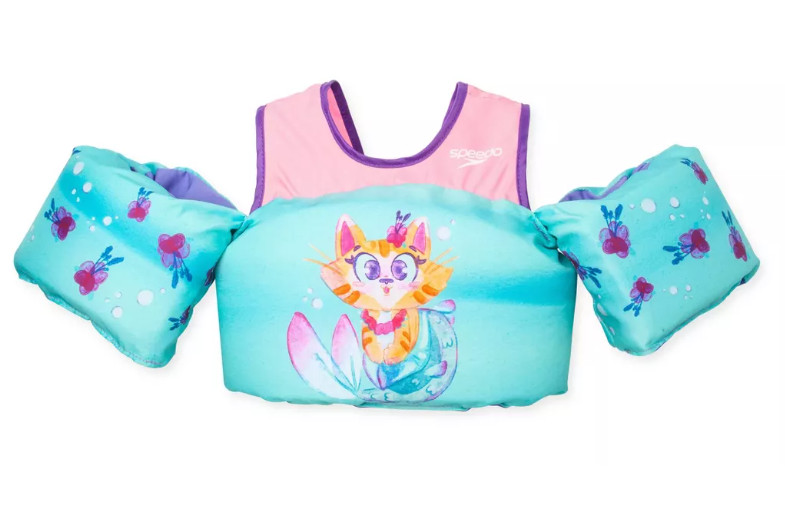 Speedo Splash Jammer Life Vest Jacket Kid Youth 33-55 Pounds Pink Teal NWT