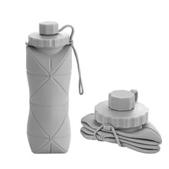 Collapsible Water Bottle,BPA Free Silicone Reusable Foldable Travel Water Bottle