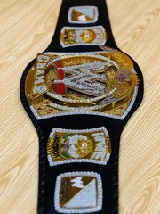 World Heavyweight Wrestling Spinner Championship Belt Replica Adult Size 4MM
