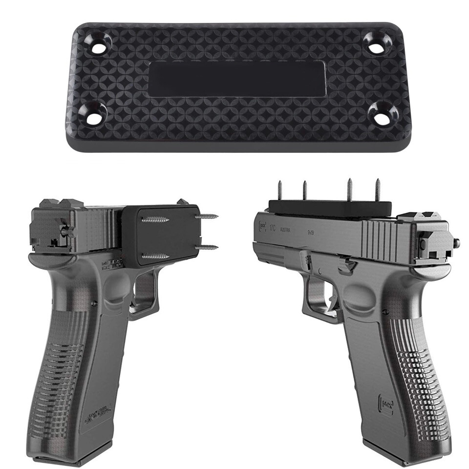 Magnetic Concealed Pistol Gun Holder For Car Magnet Mount Under Desk Holster USA