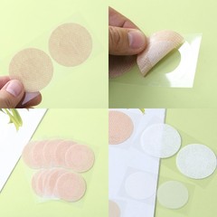 100 Pieces Disposable Nipple Covers for Men, Anti Beige 100 3.5cm
