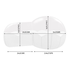 Inflatable Bubble House Clear Tent Balloons Camping Stargazing Tent Cold-proof