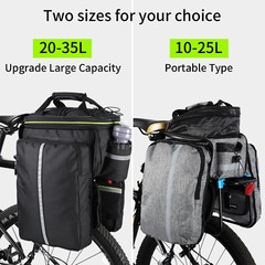 WEST BIKING Waterproof Cycling Bag Bike Bicycle Rear Rack Pack Carrier Panniers