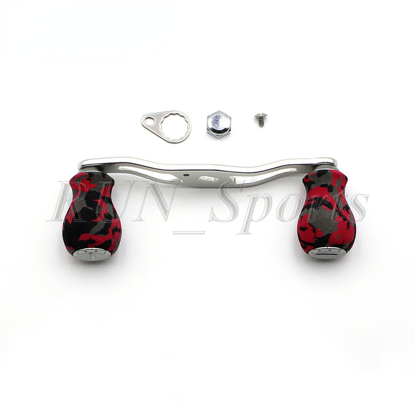 115mm CAMO Aluminum Baitcasting Fishing Reel Handle Grips for Abu Garcia Daiwa