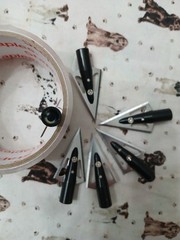 Mystery modern 2-blade archery broadheads (6)