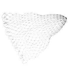 60×40CM Rubber-Coated Dyneema Mesh Fishing Landing Net – Large 3.5cm Mesh USA