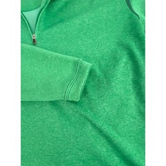 Pebble Beach Performance 1/4 Zip Bright Green Activewear/ Golf Pullover Size M