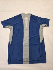 NIKE Cycling JERSEY Sz XL Bike Zip blue Gray Polyester Elastane Short Sleeve Men