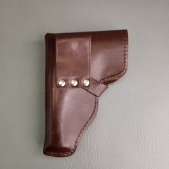 East Germany Leather Holster Police RH Mdl Marked for Makarov Pistol