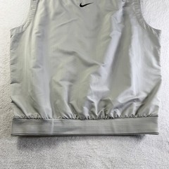 Nike Golf Windbreaker Vest Men XL Gray Sleeveless Pullover Water Resistant VNeck