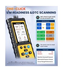 OBD2 Scanner with ABS SRS Transmission, Reset Fault Lights | Check Engine Cod…