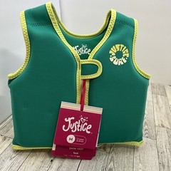 Justice Swim Vest (2-4 Years/33-66 Pounds) Teal, NEW