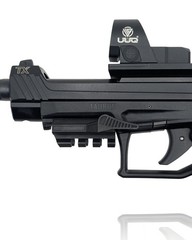 Universal Pistol Gas Pedal Thumb Rest w/ Picatinny Rail Handgun Accessory