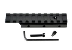 Dovetail to Picatinny Adapter Rail (Fits 3/8&Prime; 11mm 14mm) to Picatinny 20mm Alum.