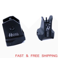 1 Pair Tactical Low Profile Metal Sights Front & Rear Sights Set for D & D