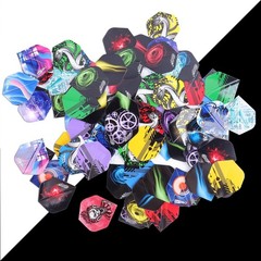 Dart Flights Replacement Plastic 90pcs Standard for Steel Soft Tip Games