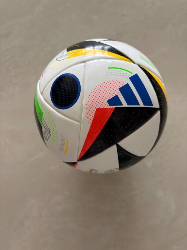 SOCCER BALL-ADIDAS-UEFA GERMANY EURO 2024-BALL REPLICA MINI-SIZE 1-WHITE-NEW-